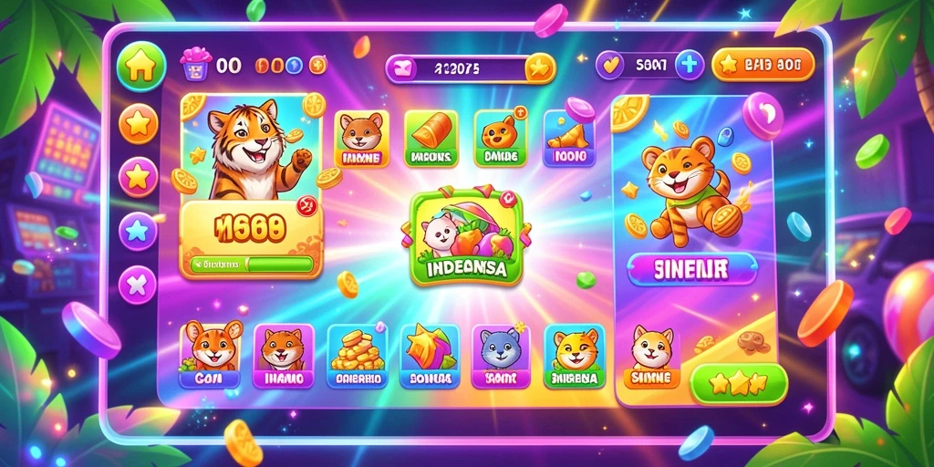 Tampilan menu utama BRO178 yang menarik.