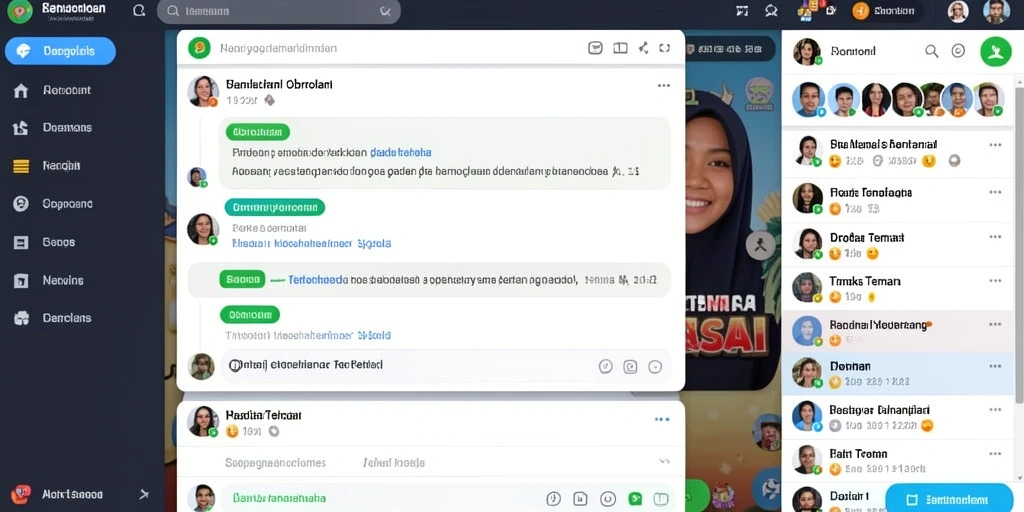Tampilan antarmuka yang ramah pengguna.