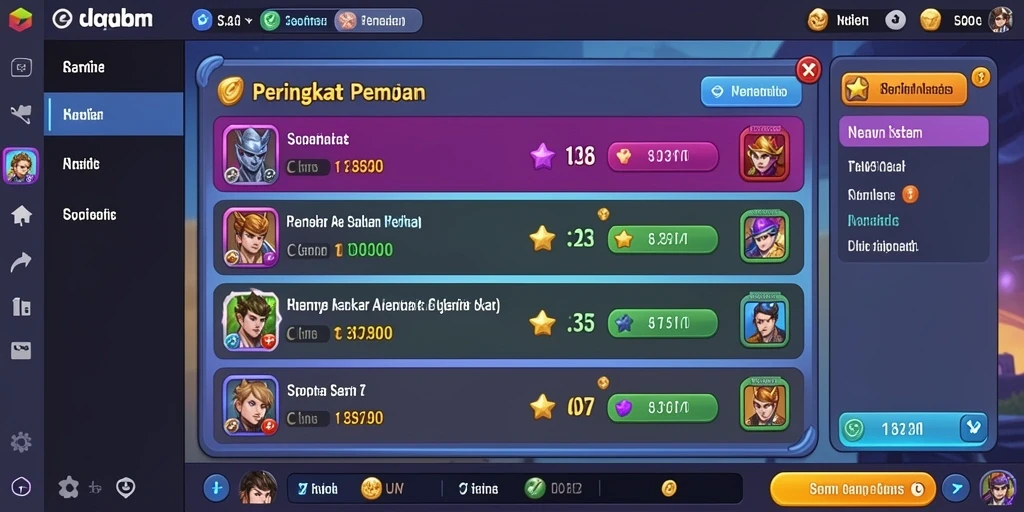 Tampilan utama GX88 dengan grafis yang menarik.