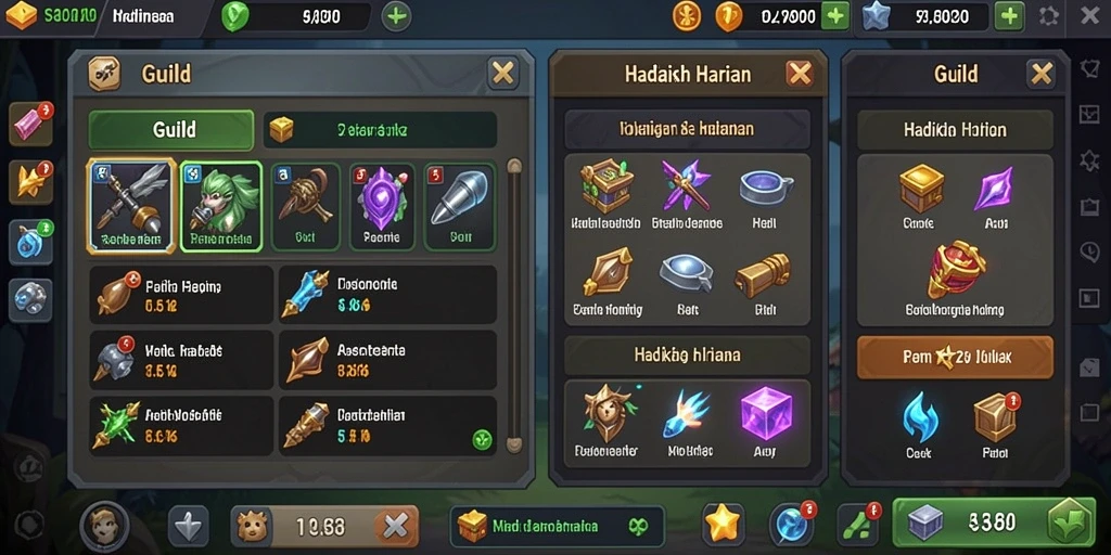 Screenshot menunjukkan antarmuka utama NABUNG77 yang menarik.