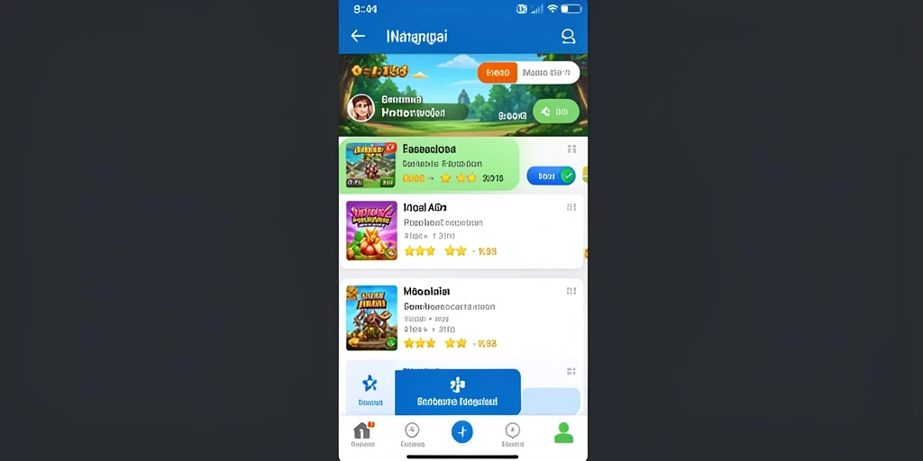 Tampilan karakter yang menarik dan penuh warna.
