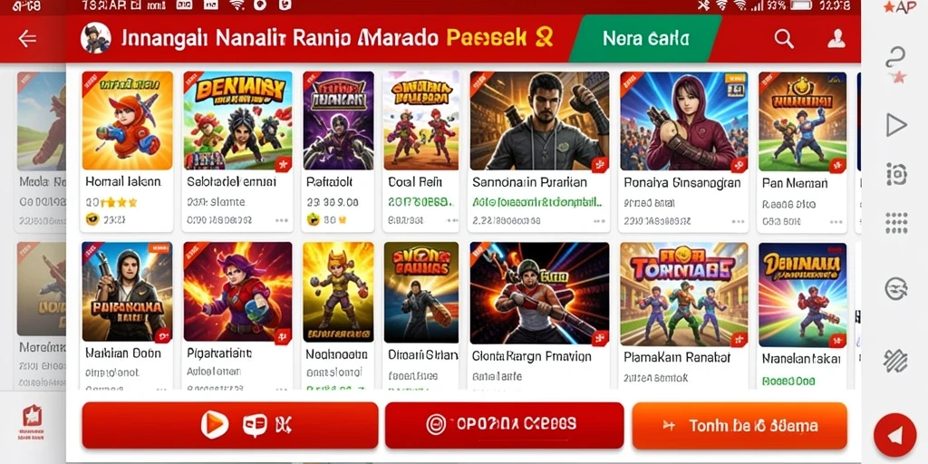 Tampilan awal aplikasi SUPERWINNER yang menarik.