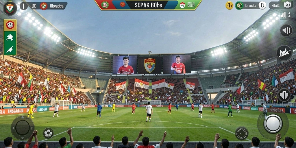 Tangkapan layar menampilkan karakter utama dalam aksi.