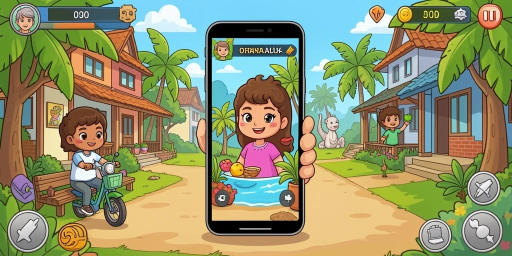 Antarmuka utama TURBO78 yang menarik dan user-friendly.